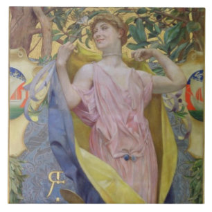 Carreau La toilette féminine (panneau)