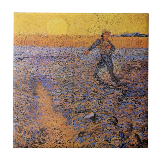Carreau La tour par Vincent van Gogh (Devant)