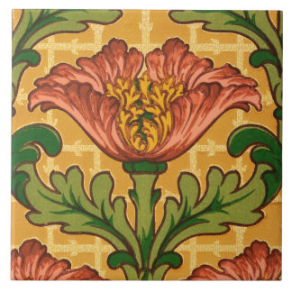 Carreau La tuile avec 1906-7 arts et les métiers wallpaper