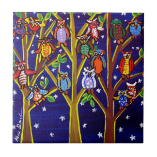 Carreau La Tuile d'art populaire Whimsical Owners