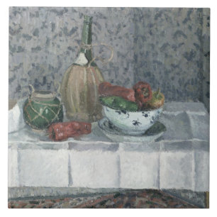 Carreau La vie toujours avec des poivrons, 1899 (huile sur