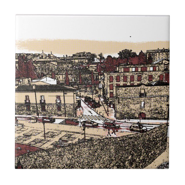 Carreau La vieille ville de Salamanca Espagne (Devant)