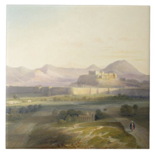 Carreau La ville et la citadelle de Ghuznee, plaquent 18