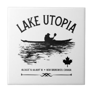 Carreau Lac Utopia Nouveau-Brunswick Lacs du Canada - Kaya