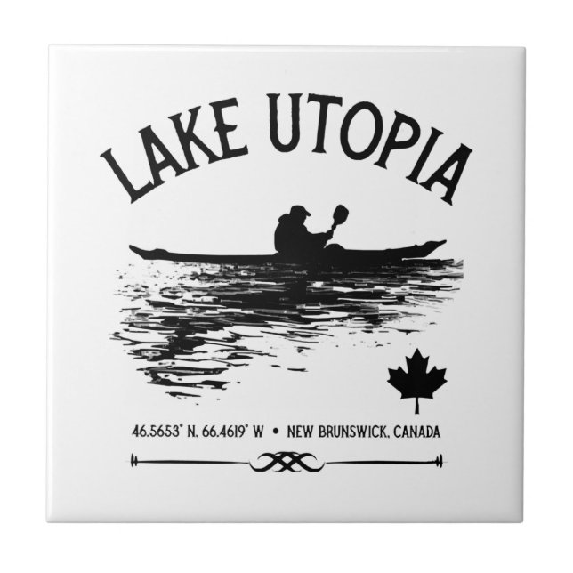 Carreau Lac Utopia Nouveau-Brunswick Lacs du Canada - Kaya (Devant)