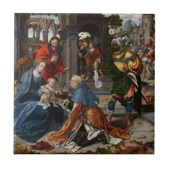 Carreau L'adoration des Magi (Devant)