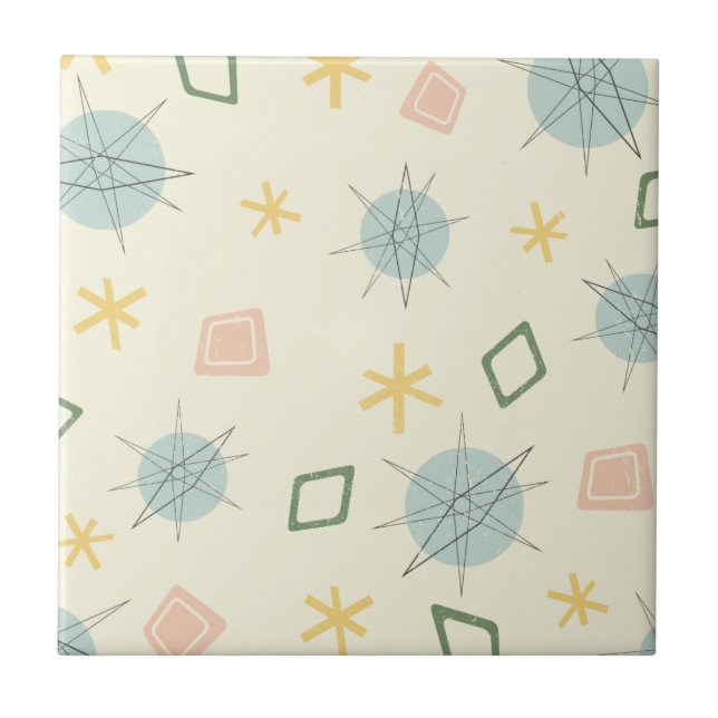 Carreau L'Âge Atomique Planète Art (Devant)