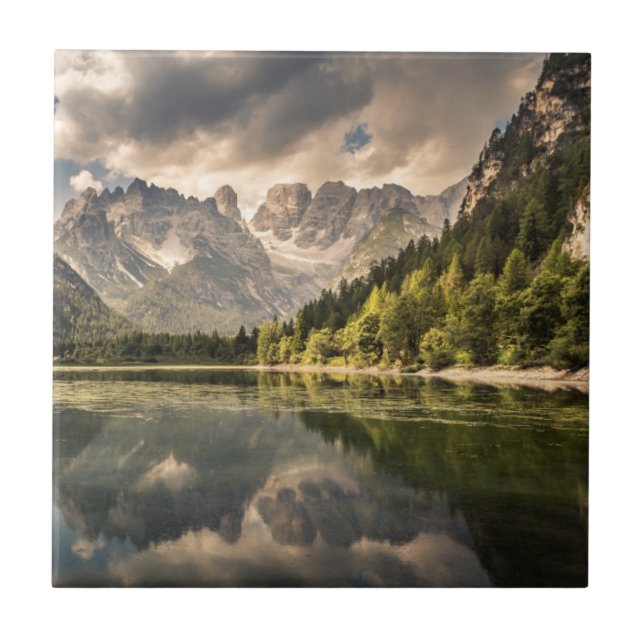 Carreau Lago Di Landro Dürrensee, Italie (Devant)
