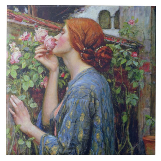 Carreau L'âme du Rose, John William Waterhouse (Devant)