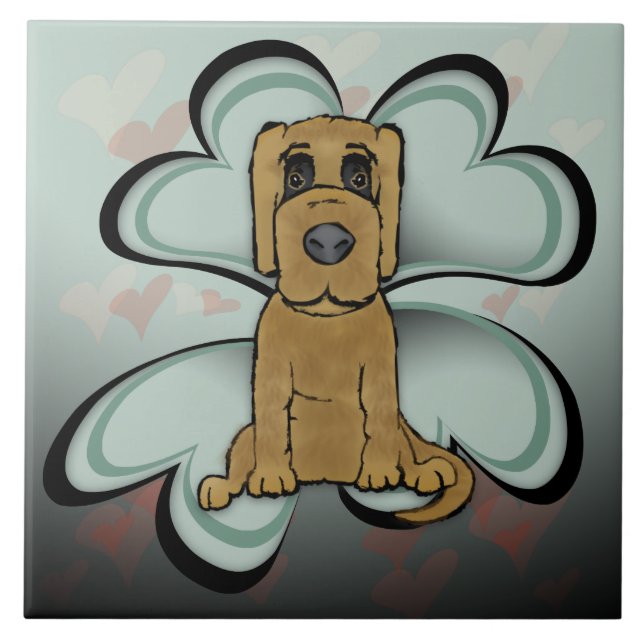 Carreau L'amour des chiots (Devant)