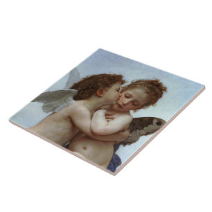 Carreau L'Amour et Psyche de Bouguereau, enfants (Cupid)