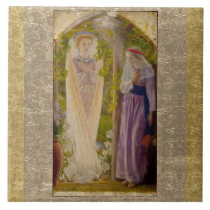 Carreau L'Annonciation D'Arthur Hughes