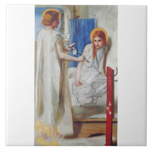 Carreau L'Annonciation de Dante Gabriel Rossetti