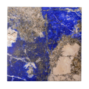 Carreau Lapis Abstrait Lazuli Granite Bleu
