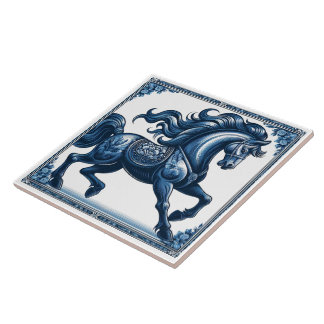 Carreau Lapis Stallion : Majesté botanique