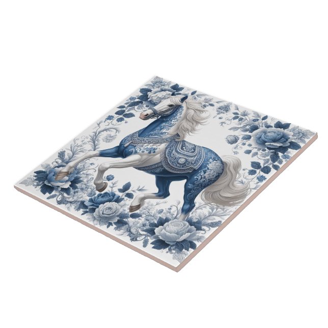 Carreau Lapis Steed : Tapisserie florale (Côté)