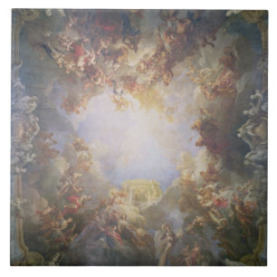 Carreau L'apothéose de Hercule, du plafond du Th