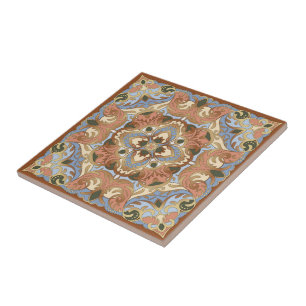 Carreau L'arabe orne riche motif