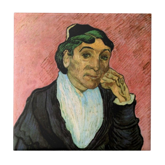 Carreau L'Arlesienne (Madame Ginoux) par Vincent van Gogh (Devant)
