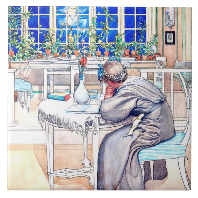 Carreau Larsson - À la veille du voyage en Angleterre (Devant)