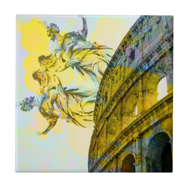 Carreau L'art cool de Rome éléments de manière branchée (Devant)