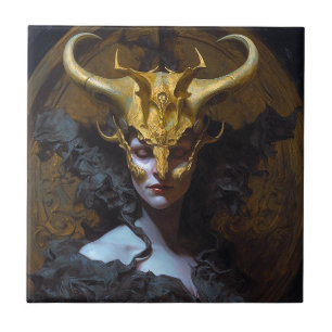 Carreau L'art de l'Imaginaire de la reine noire