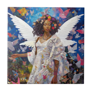 Carreau L'art de l'Imaginaire de l'ange noir