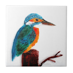 Carreau L'art ornithologique de Kingfisher
