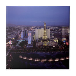 Carreau Las Vegas Strip Vue aérienne Casino Gambling City