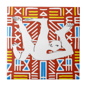 Carreau L'automne, Abstrait, hollandais look, Personnalise