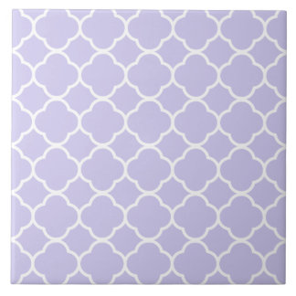 Carreau Lavande Motif Quatrefoil