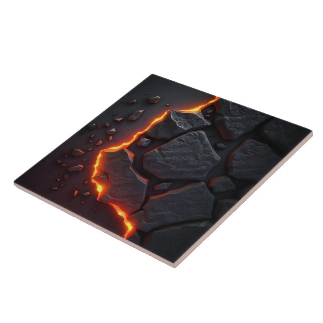 Carreau Lave et Volcane, effet pierre Carrelage en céramiq (Côté)