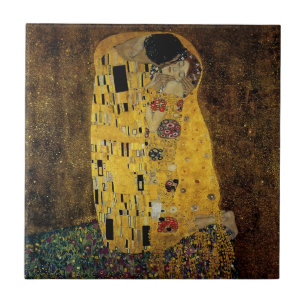 Carreau Le baiser par Gustav Klimt
