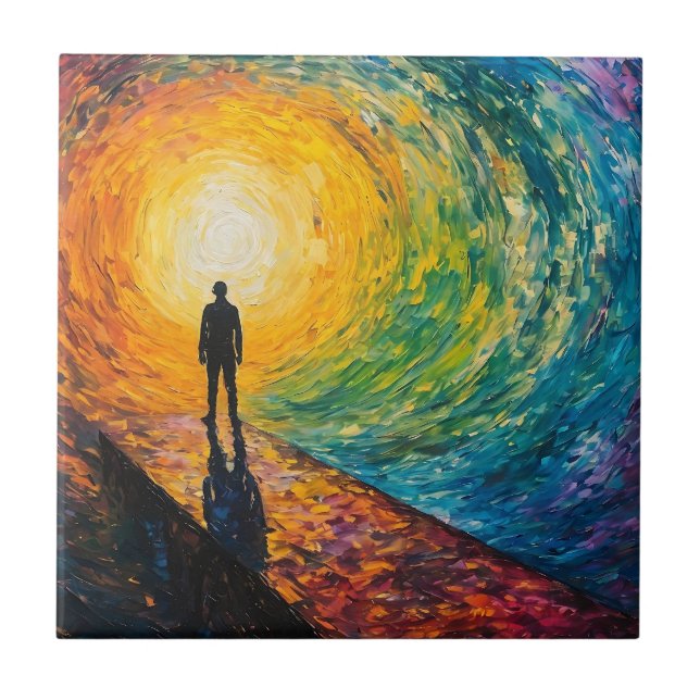 Carreau Le bord de la dimension (Devant)