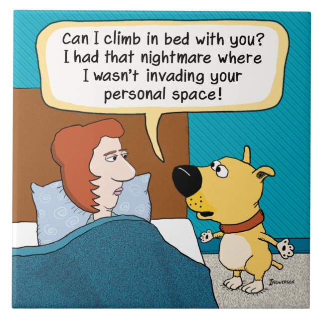 Carreau Le cauchemar du chien drôle (Devant)