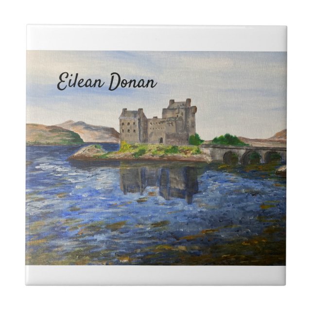 Carreau Le château Eilean Donan (Devant)
