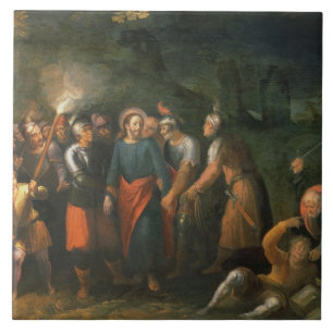 Carreau Le Christ dans le jardin de Gethsemane