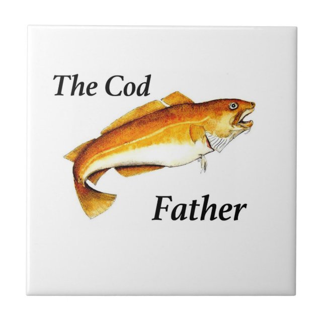 Carreau Le Cod Père idéal de pêche présent. (Devant)