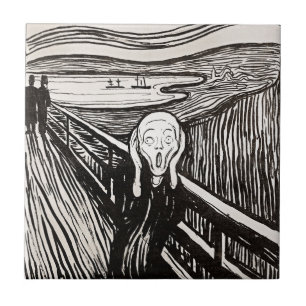 Carreau Le cri d'Edward Munch