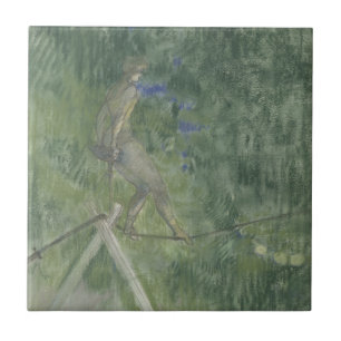 Carreau Le danseur de corde (en pastel)