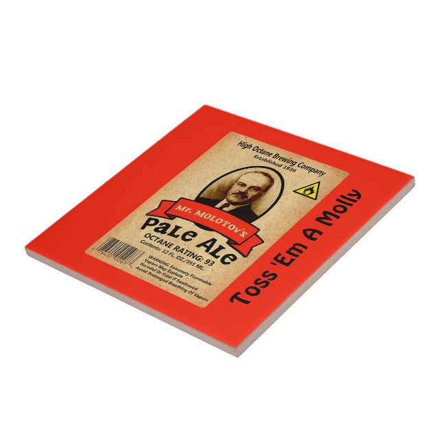 Carreau Le Étiquette Pale Ale de M. Molotov (Côté)