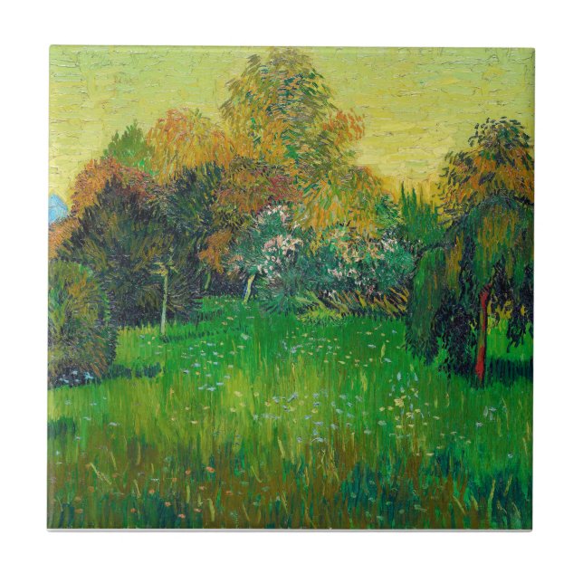 Carreau Le jardin des poètes Vincent Van Gogh Carrelage en (Devant)