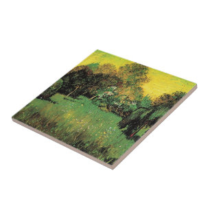 Carreau Le jardin du poète par Vincent van Gogh.