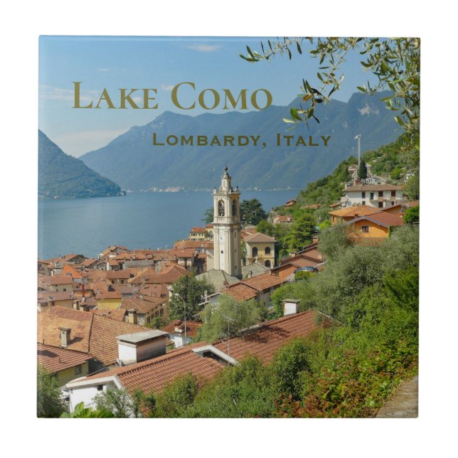 Carreau Le lac de Côme Lombardie Italie (Devant)