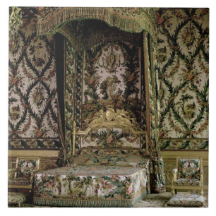 Carreau Le lit royal, probablement du 18ème siècle (phot