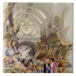 Carreau Le Missr Tcharsky, ou marché égyptien, dans