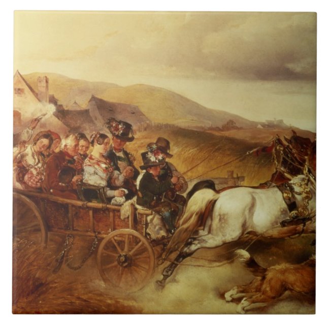 Carreau Le panier Mariage (Devant)