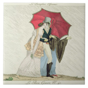 Carreau Le parapluie obligeant, plaquent 40 de 'Le Bon