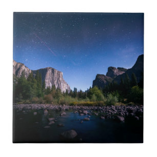 Carreau Le parc national laiteux de la manière   Yosemite