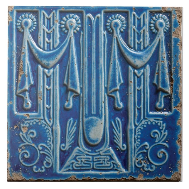 Carreau Le Pavillon Cerulean Drapé (Devant)